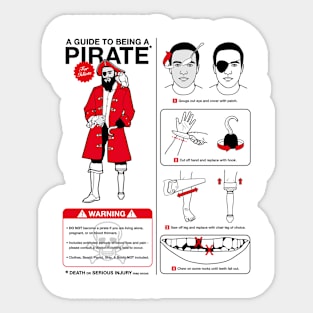 A Guide to Being a Pirate Sticker